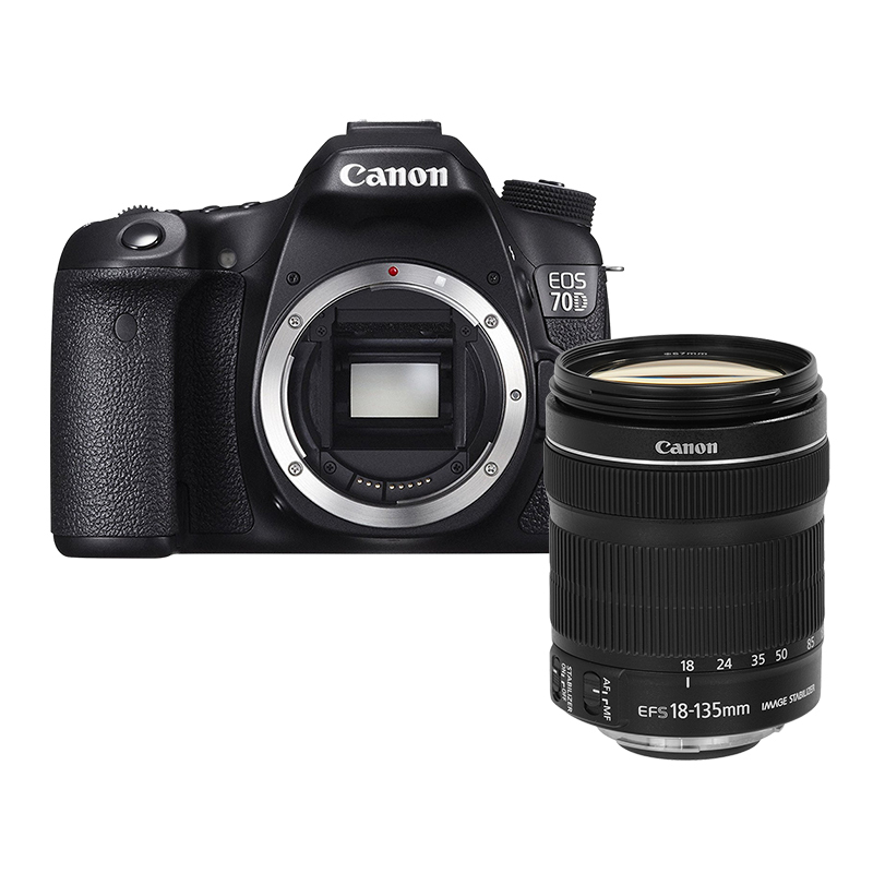 [二手95新]佳能(Canon) EOS 70D +18-135 STM 中端单反相机[套机]