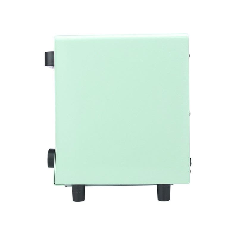 乐扣乐扣 电烤箱10L 家用小型烤箱多功能全自动蛋糕烘焙箱绿色EJO427GRN图片