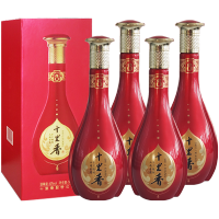 [中华老字号]十里香 40度红八 500ml*4瓶整箱装 非遗酿造浓香型白酒礼品酒 沧州特产 华北