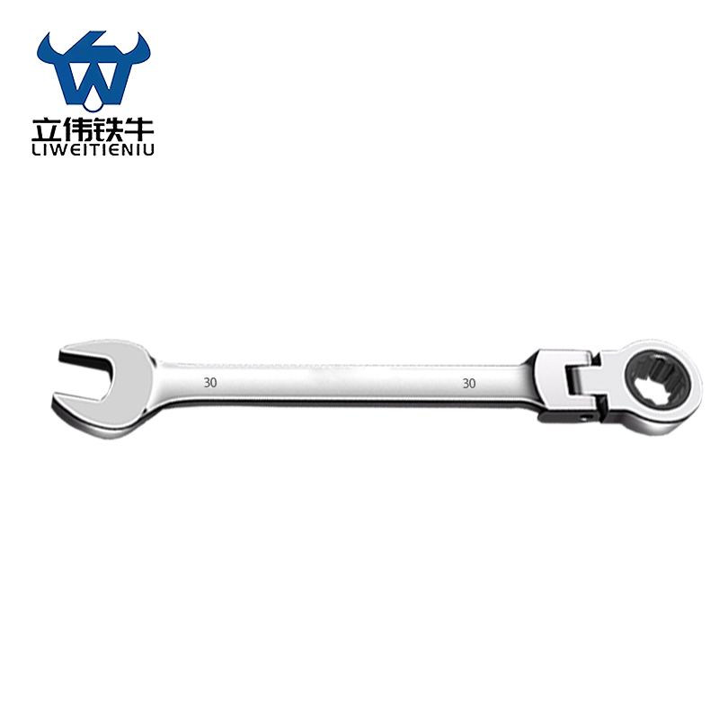 立伟铁牛活头两用棘轮扳手30mm/把高清大图