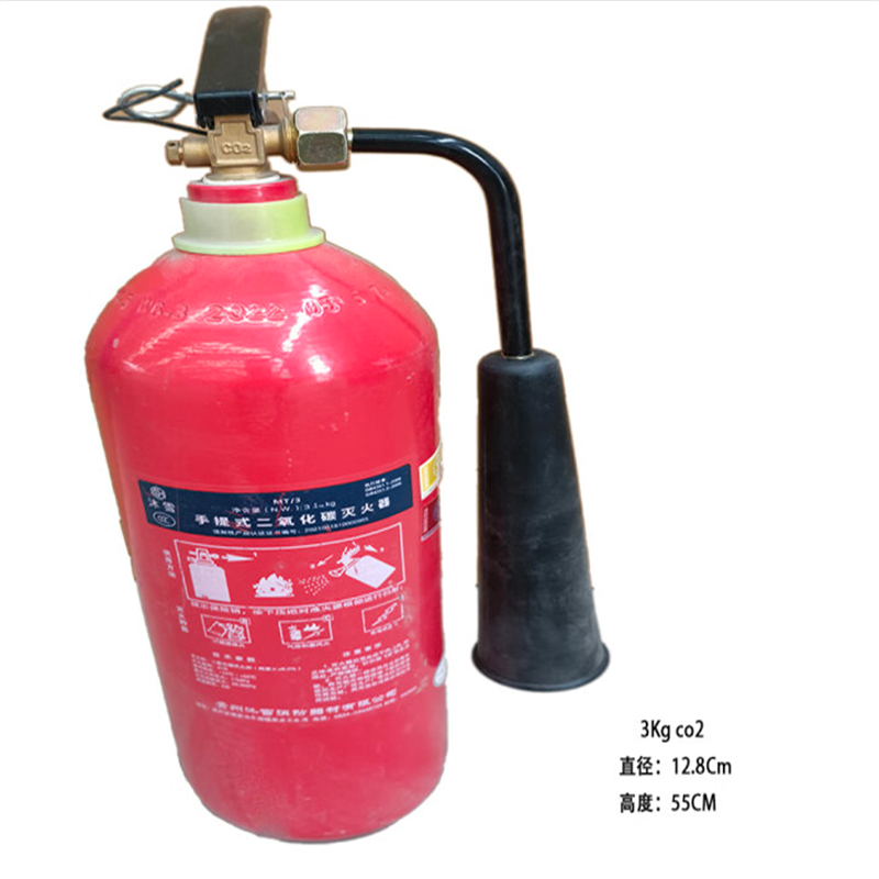 沐雪 手提式二氧化碳灭火器 液态干冰co2灭火器mt/3 3kg
