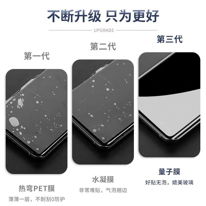 华为荣耀30Pro水凝膜+全屏曲面抗蓝光防指纹无白边包边原装软膜 全屏进口量子软膜[超清标准版]2片装 荣耀30Pro