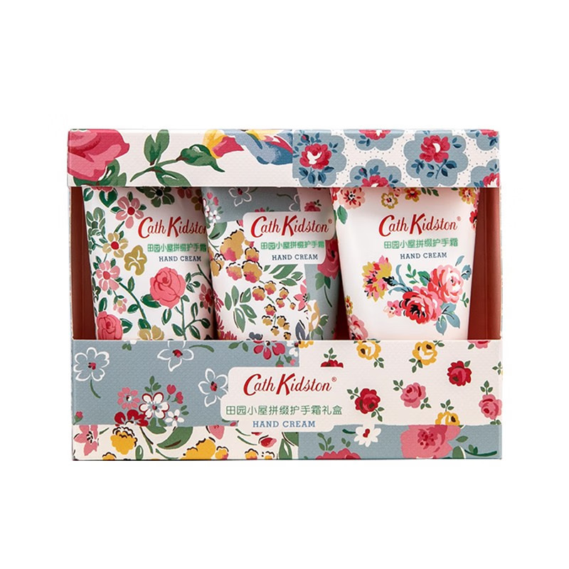 Cath Kidston田园小屋拼缀护手霜礼盒30*3支/盒