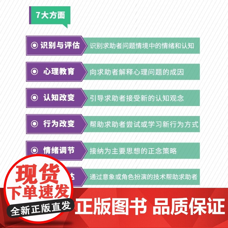 [正版书籍]认知行为疗法 123项实用技术 郭召良著认知行为疗法心理咨询师实践丛书心理学书籍CBT咨询师书籍心理咨询与治高清大图