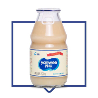 养味牛奶 乳酸菌饮品 原味牛奶 原味酸奶 220g*6瓶