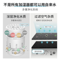 小南瓜加湿器 JSQ-268A1家用轻音卧室室内孕妇大雾量空调空气净化小型香薰机标准款