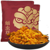 虫花干货 虫花孢子头蛹虫 北金虫正品250g*2袋