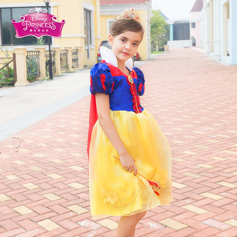 Disney迪士尼白雪公主裙连衣裙礼服公主蓬蓬裙节日礼服儿童演出服