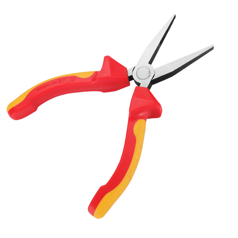 高松 takama VDE双色绝缘耐压扁嘴钳172mm*6“ v108217高清大图