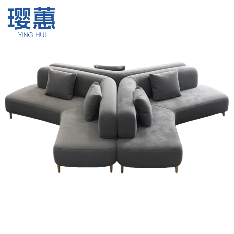 璎蕙 简约沙发2+茶几 套高清大图