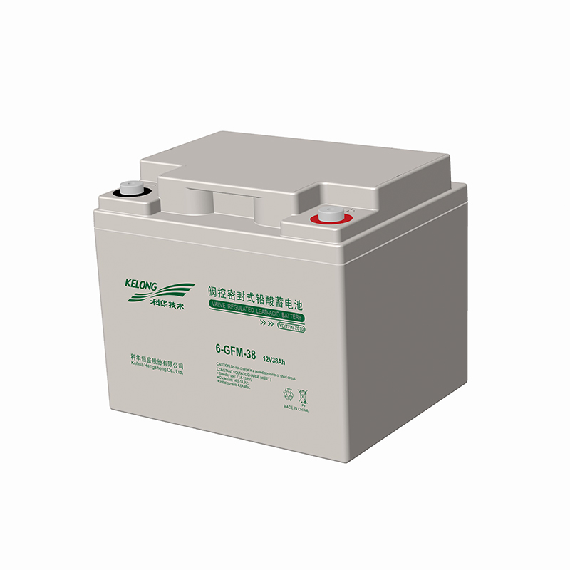 科华技术 KELONG UPS蓄电池12V38AH 6-GFM-38/块高清大图
