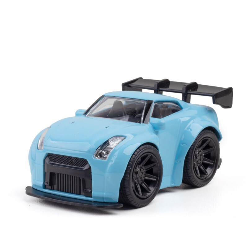 q版迷你卡通合金汽车模型儿童玩具摆件回力玩具车视频