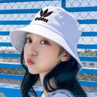 adidas阿迪达斯三叶草男帽女帽2020新款易烊千玺同款运动帽休闲渔夫帽BK7350