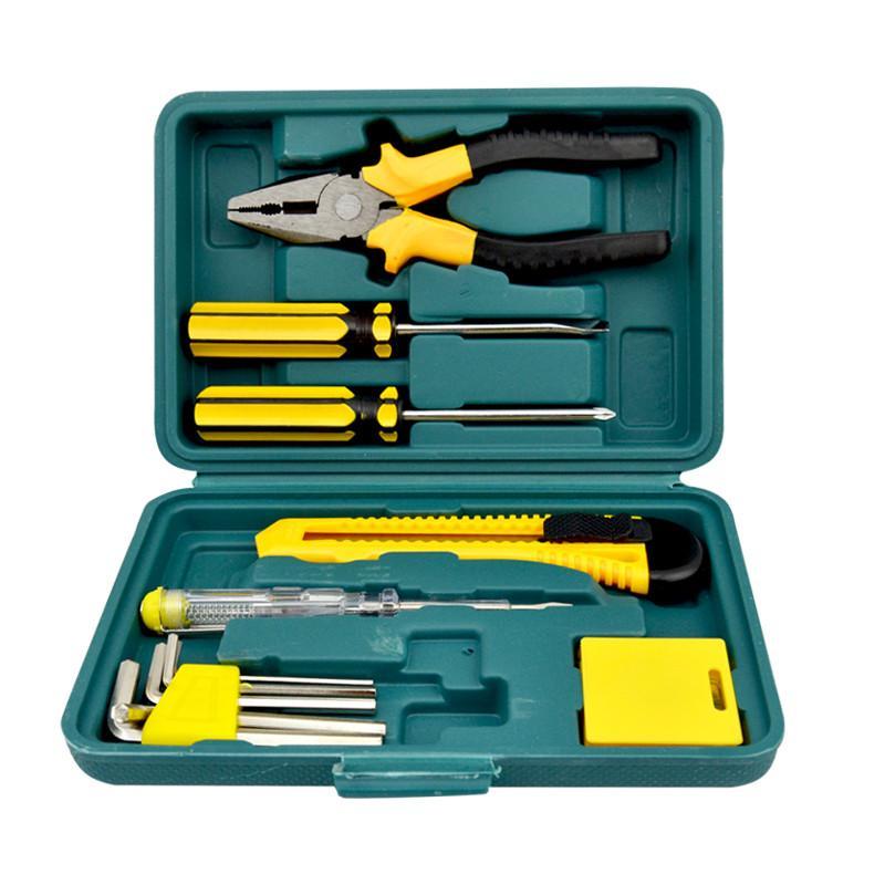 车用工具套装11件 多功能便携式家用五金工具箱 汽车维修工具