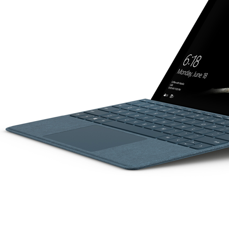 微软(Microsoft)Surface Go 特制专业键盘盖(灰钴蓝)微软键盘 灰钴蓝 蓝色 微软原装键盘