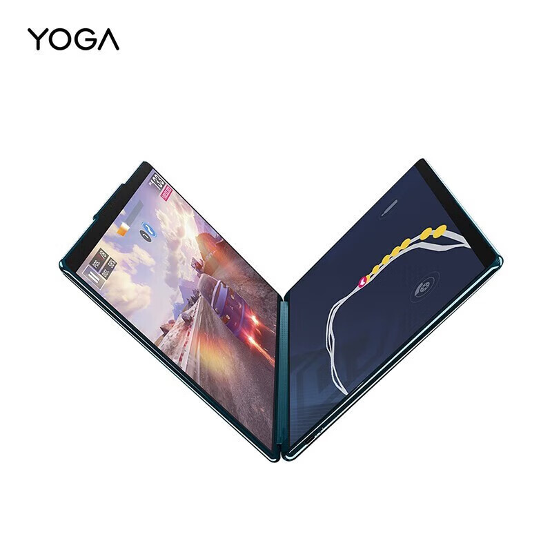 yogabook9i Ultra7-155U/13.3英寸双触控屏/双屏手写/雾海蓝/32G/1T高清大图