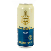 特价清仓！德国原装进口啤酒 德冠1689小麦啤500ml*24听 整箱装 原浆醇厚 2022年1月份到期
