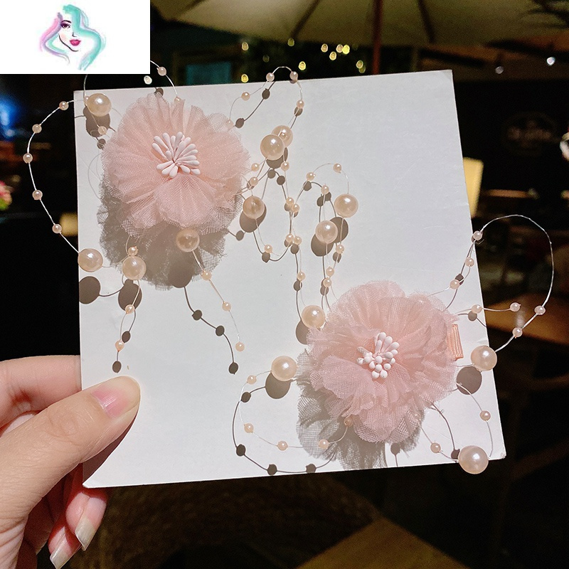 你那么美美发工具超仙儿童花朵头花发夹女童宝宝小女孩蝴蝶发卡发饰头饰夹子卡子女你那么美7 水晶纱花 橘粉色5个 小 价格图片品牌报价 苏宁易购苏享尚品美妆工具专营店