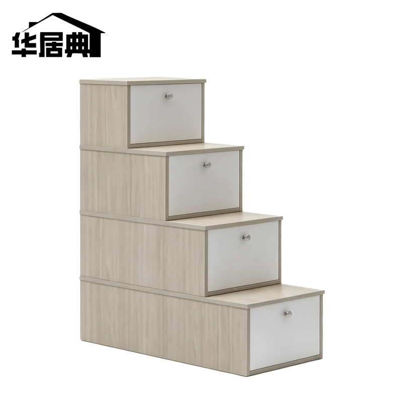 华居典 高低床上下踏步 450*1000*1400mm C-15 张高清大图