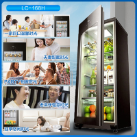 海尔(Haier)LC-168H 海尔冰吧168升高档冰吧玻璃冷藏展示冰柜 家用酒柜茶叶柜 保鲜冷柜