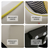顾家家居布艺沙发组合可拆洗现代简约小户型客厅布沙发家具2007