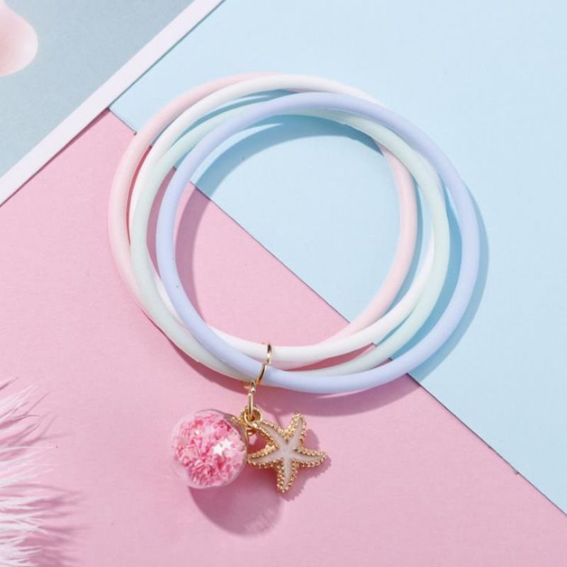 网红防蚊手链[2条]款式随机]|驱蚊手环可爱吊坠驱蚊手环硅胶防蚊手带