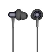 万魔(1MORE)E1025 Stylish 双动圈入耳式有线耳机 HiFi线控通用带麦音乐耳机 黑色