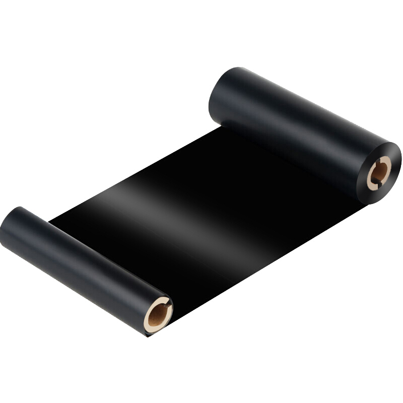 艾洁 蜡基双轴碳带110mm*90m 双支装 精品蜡基碳带 条码打印机 专用色带 标签带高清大图