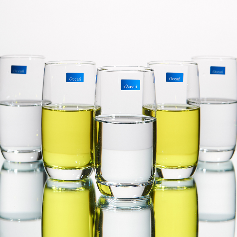 ocean进口无铅玻璃杯水杯牛奶饮料果汁茶杯子6只320ml配水杯架子套装
