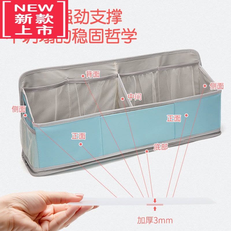 可莉允婴儿床挂收纳挂袋挂篮装尿不湿的床头尿布床边置物袋多功能储物袋图片