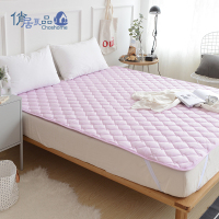 俏居(Choshome)家纺 纯色床垫简约风1.8m床保护垫1.5m 四季可用防滑床垫子纤维材质学生床褥子可机洗