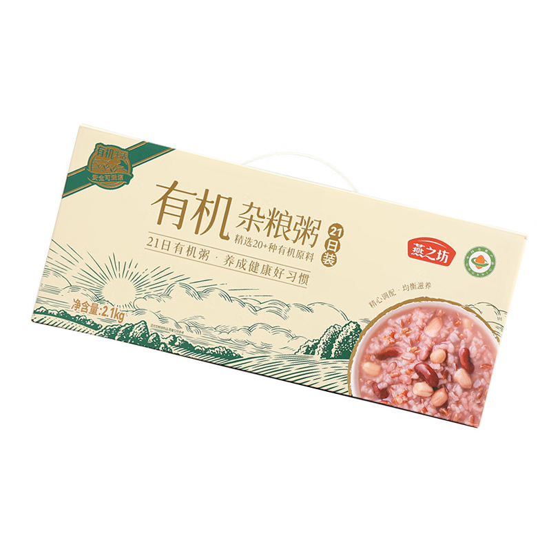 燕之坊 八宝粥米 养生营养粥 21日有机杂粮粥 2.1kg / 盒高清大图
