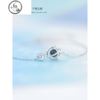925纯银宇宙星空深蓝星球手链简约个性设计感闺蜜饰品女 JiMi