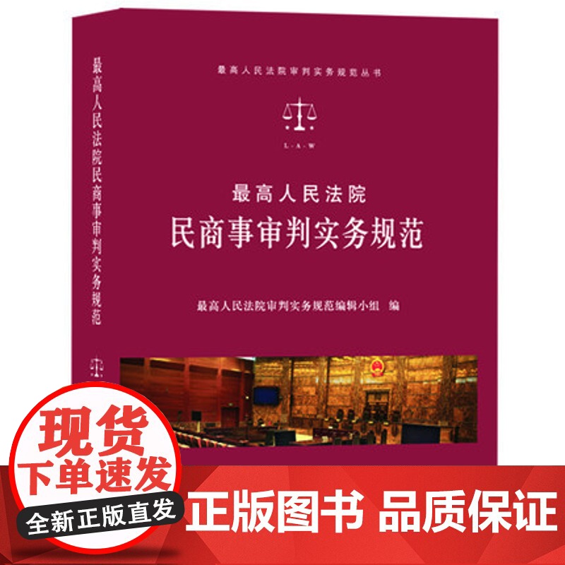 最高人民法院民商事审判实务规范 人民法院出版社 最高人民法院审判实务规范丛书 正版