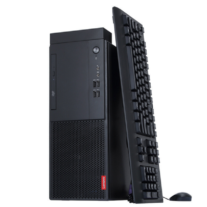 联想(Lenovo)启天M415 商用台式电脑+21.5寸显示器(i5-7500 4G+4 1T DVD Win10)