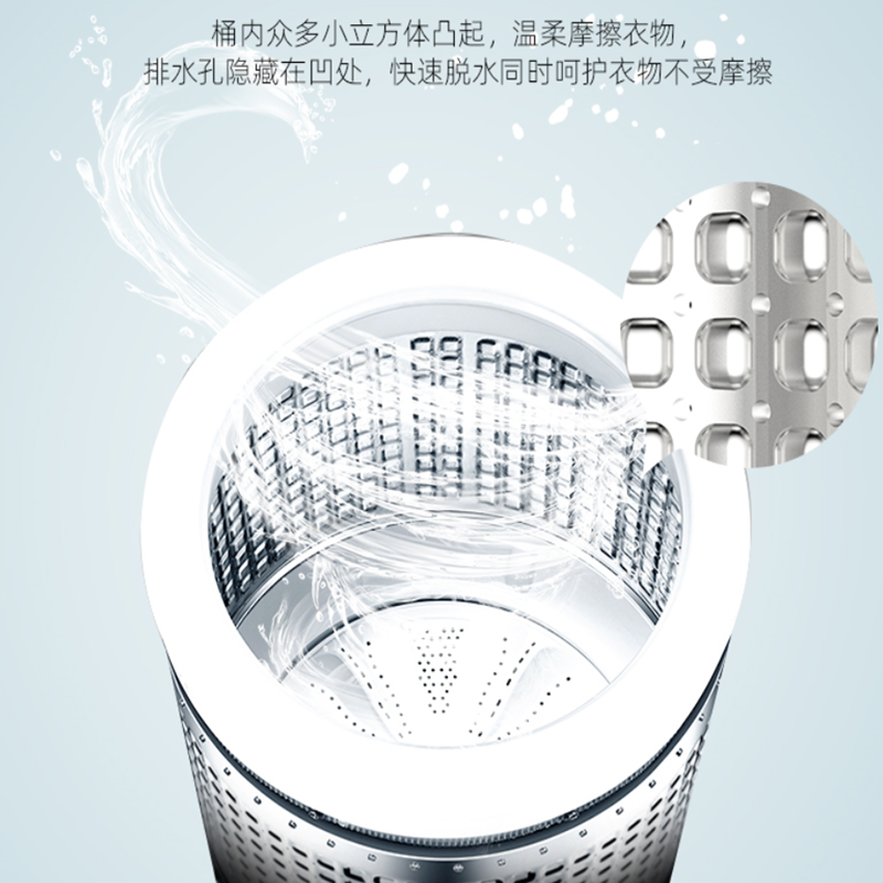 海尔(Haier) 大神童洗衣机全自动小型家用波轮8kg公斤洗脱一体XQB80-Z1269