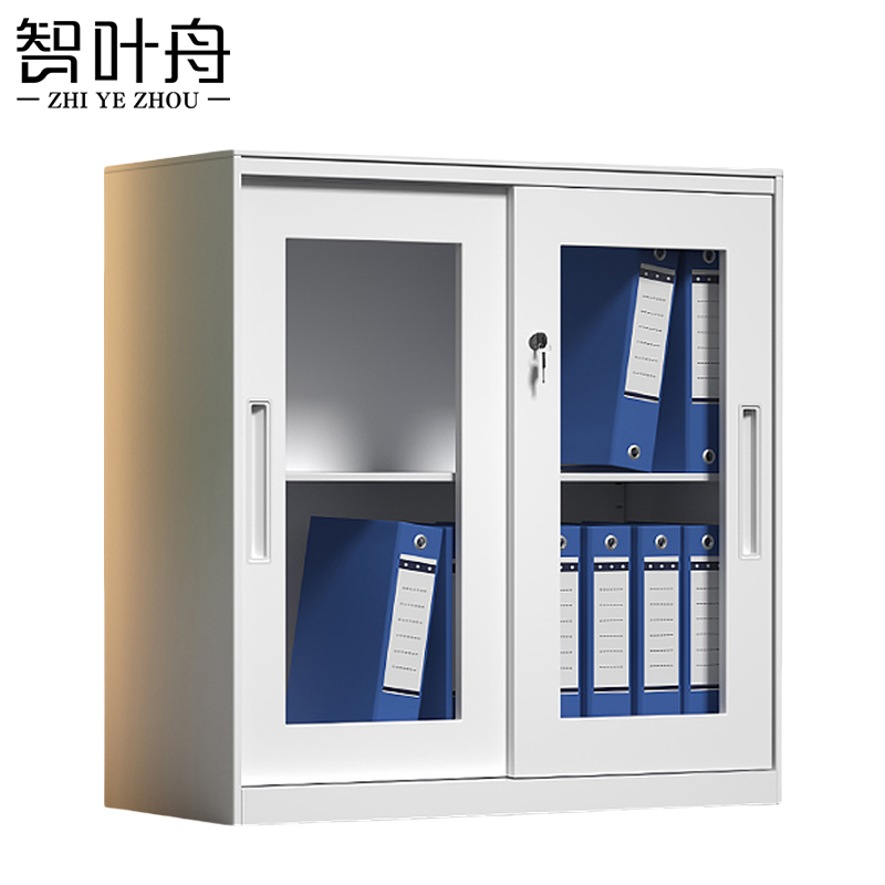 智叶舟玻璃矮柜移门900*400*925mm台高清大图