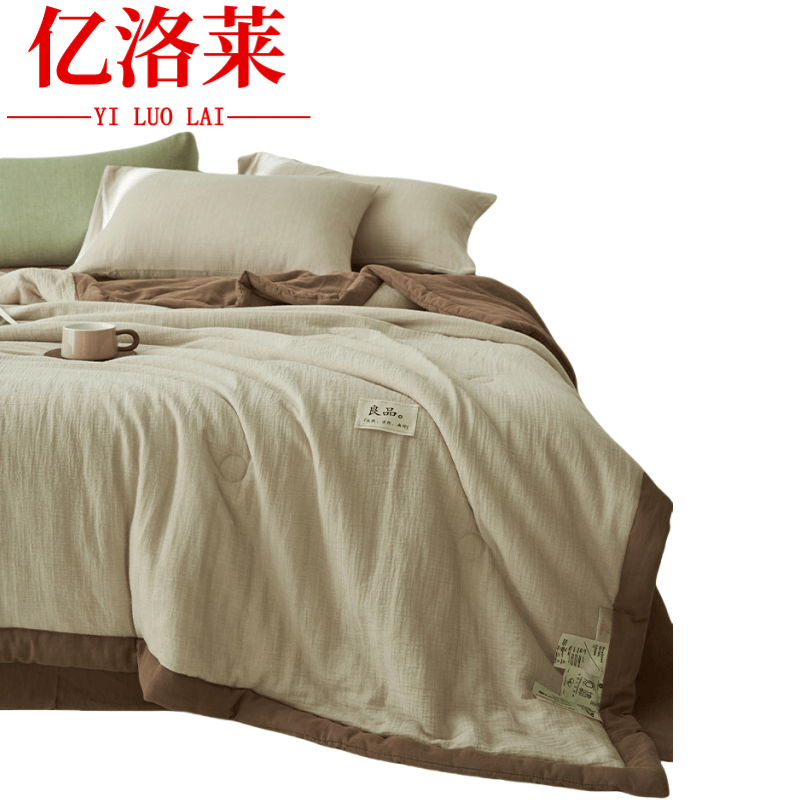 亿洛莱 单人夏被 180*200cm 套高清大图