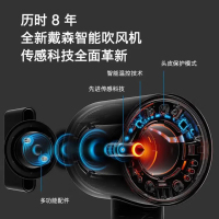 戴森(DYSON)HD16 智能吹风机 Supersonic 电吹风 负离子 速干护发 礼物推荐 HD16晶耀紫