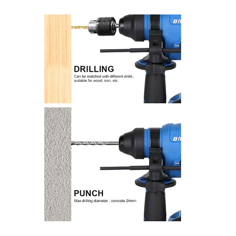 吉诺士充电式多功能锤钻(FY327)高清大图