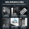 美的(Midea)饮水机 立式家用办公双封闭门防尘大储物柜饮水器银色 YR1518S-X 温热型