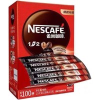 雀巢咖啡(NESCAFE)1+2原味速溶三合一咖啡100条盒装冲调饮品1500g