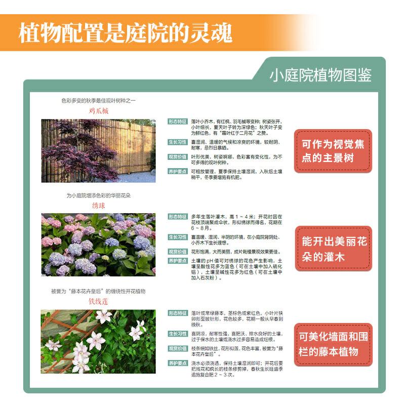 [正版]2册超实用小庭院景观设计+小而美的庭院自然风庭院小庭院阳台花园设计经典案例露台公园花园花卉设计赏析详解家居园艺高清大图