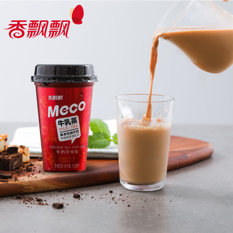 香飘飘奶茶 Meco牛乳茶6杯装液体即饮奶茶 下午茶早餐饮品饮料