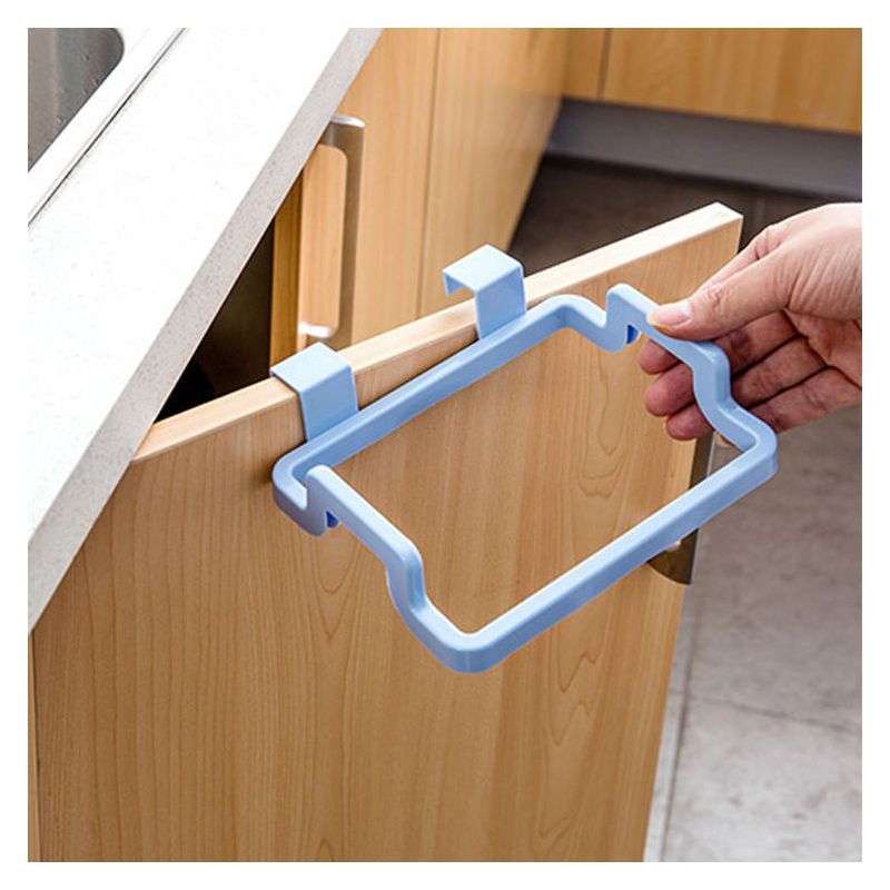 可挂式厨房门橱柜悬挂垃圾桶支架塑料挂架垃圾袋收纳架垃圾袋架子视频