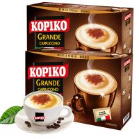 印尼原装进口(KOPIKO)可比可咖啡豪享卡布奇诺速溶咖啡363克X2盒装 速溶咖啡粉24包 可比可咖啡