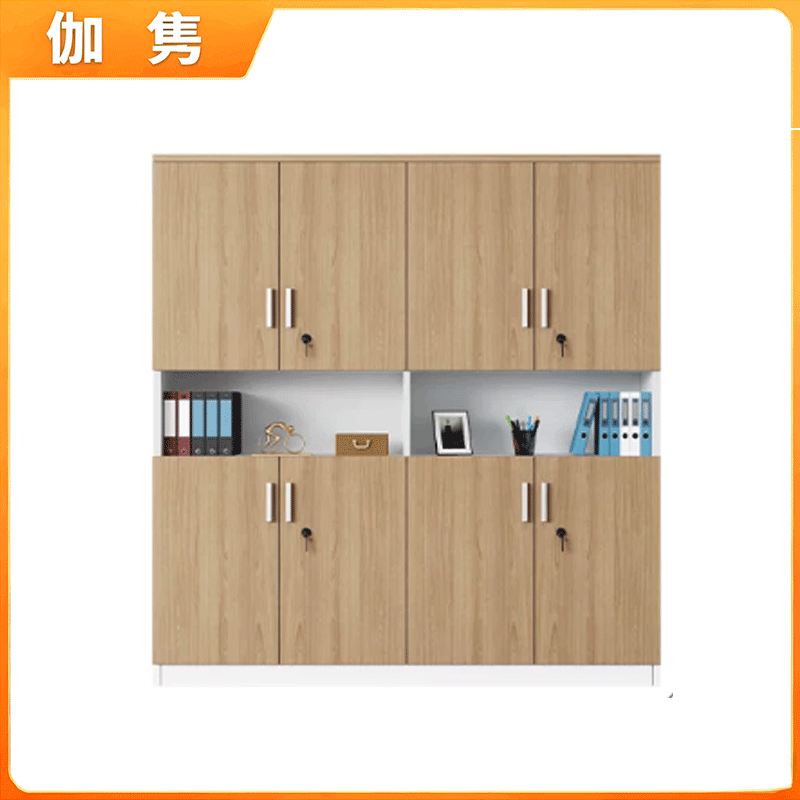 伽隽 四门书柜 1600*400*2000mm 个高清大图
