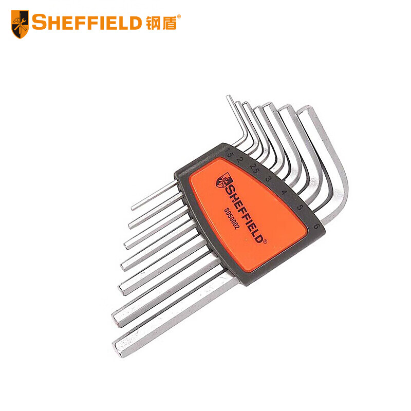钢盾(SHEFFIELD) S050002 7件套公制内六角扳手【家用】