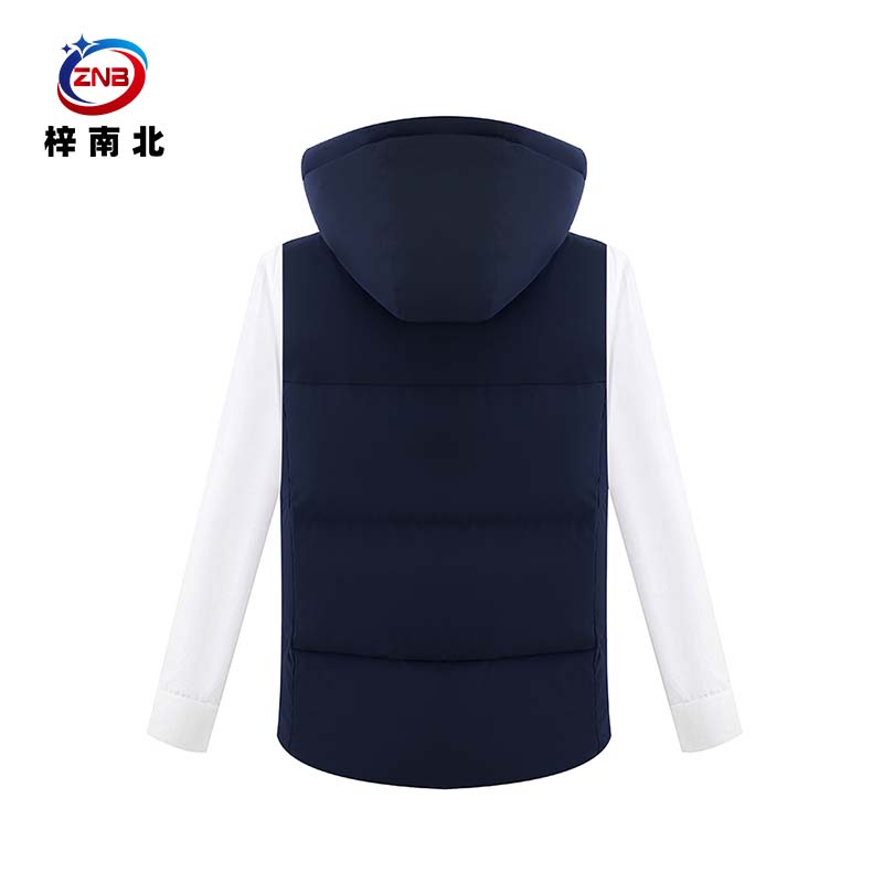 梓南北 90白鸭绒羽绒马甲 加厚羽绒马甲 ZN/YR03 件高清大图