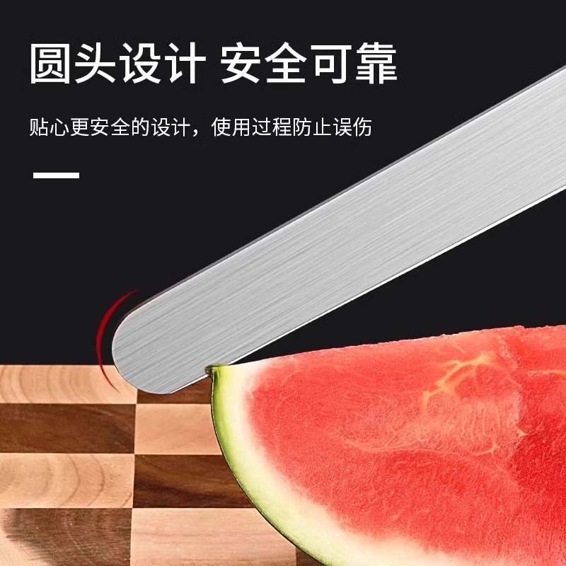 十八子作水果刀家用水果店专商用瓜果刀切西瓜大号加长西瓜刃8138